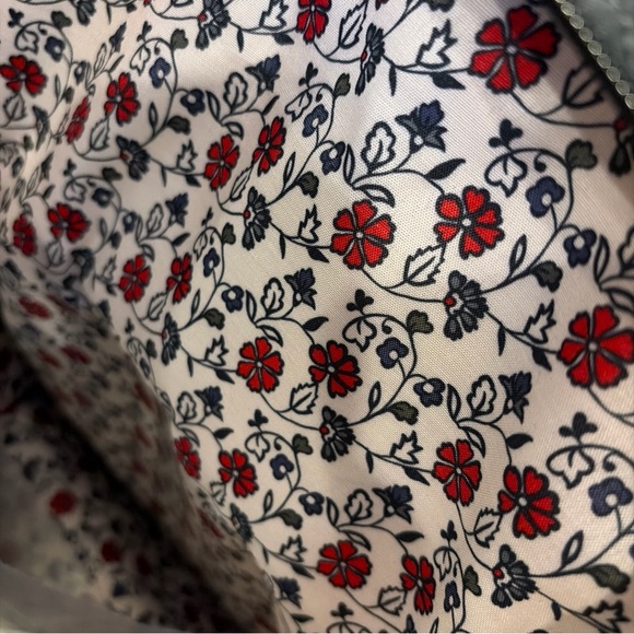 NWT Vera Bradley Large Quilted Laptop Backpack Bag Moonless Night Black Flowers - Picture 8 of 8